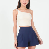 Chloe Double Strap Toga Top in Nude #6stylexclusive