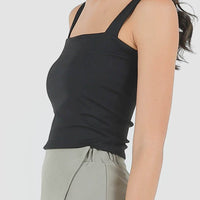 Roxy Square Padded Top In Black #6stylexclusive