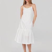 Keepin It Classy Midi Dress In White #6stylexclusive