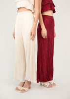 Full Of Blessings Pleated Pants In Cream
