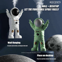 Aroma Diffuser Space Astronaut with Night Lamp, Free Fragrance oil. Wireless Recharge
