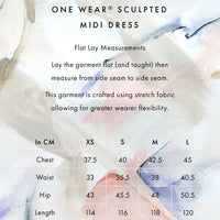 BOD Midi Print Dress Measurements