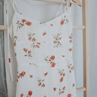 A Meadow Daydream Floral Shoulder-Tie Dress