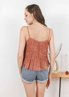 2-Way Jade Camisole Pleated Top in Mauve Brown #6stylexclusive
