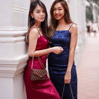 CNY Oriental Midi Slit Dress #6stylexclusive