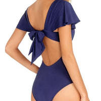 Solid Summer Salt One Piece Swimsuit with wire support