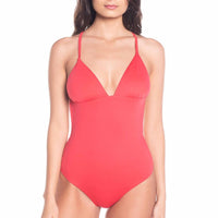Red Revolve One Piece Swimsuit