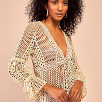 Off-White Crochet Tunic