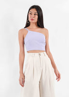 Chloe Double Strap Toga Top in Lilac #6stylexclusive
