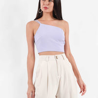 Chloe Double Strap Toga Top in Lilac #6stylexclusive