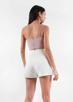 Chloe Double Strap Toga Top in Dusty Pink #6stylexclusive
