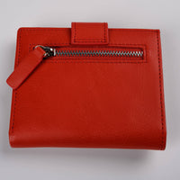 Scarlet red Pacto leather wallet