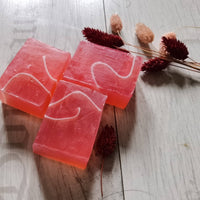 Handmade Hand Soap - Pinky Rose (Geranium) Grapefruitty (set of 2 pcs)