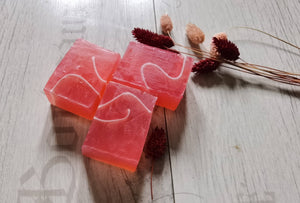 Handmade Hand Soap - Pinky Rose (Geranium) Grapefruitty (set of 2 pcs)