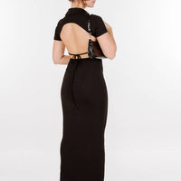 Polo Maxi Dress With Tie Back Detail