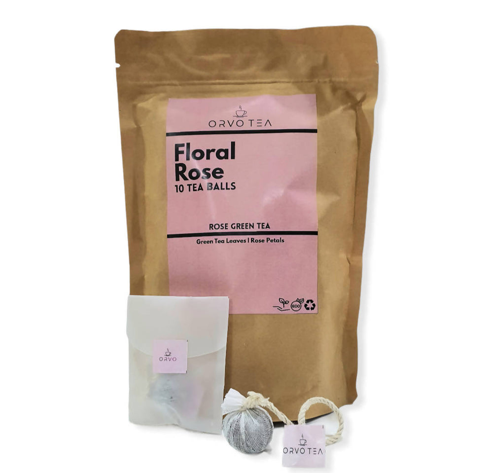 Floral Rose (10 Tea Balls)
