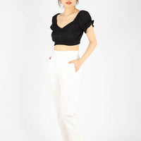 HEYLA BUTTONED TOP (BLACK)