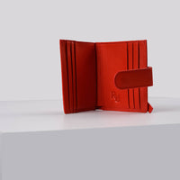 Scarlet red Pacto leather wallet
