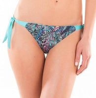 ENVY PUSH UP Mykonos Double String Bikini with Reversible Tie Side Swim Bottom Set
