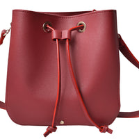 BELLA by emma l Hallie Bucket Bag (Red)