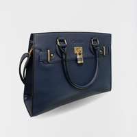 Coterra Shera Satchel Handbag in Dark Blue