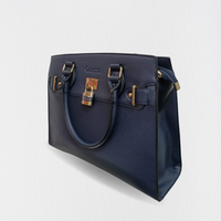 Coterra Shera Satchel Handbag in Dark Blue
