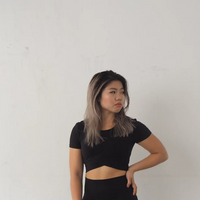 Power Wrapped Cropped Top