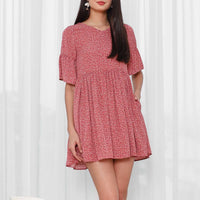 Casey Babydoll Floral Dress #6stylexclusive