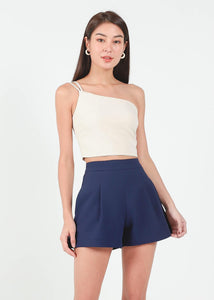 Chloe Double Strap Toga Top in Nude #6stylexclusive