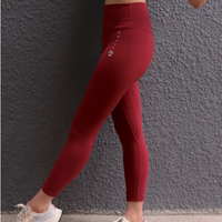 All Day Leggings in Wine Red