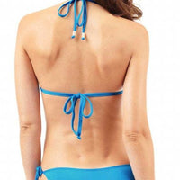 ENVY PUSH UP® Cerulean String Bikini Top with Classic String Bikini Bottom