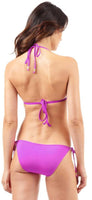 ENVY PUSH UP Magenta String Bikini Top with Classic String Bikini Bottom
