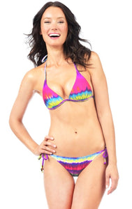 ENVY PUSH UP Malibu String Bikini Top with Classic String Bikini Bottom