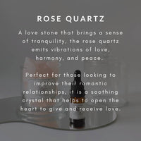 Natural Rose Quartz Crystal Scents Diffuser Gift Set