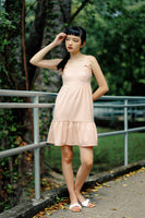 FAITH TIERED DRESS (SAND PINK)
