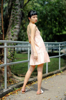 FAITH TIERED DRESS (SAND PINK)
