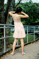 FAITH TIERED DRESS (SAND PINK)
