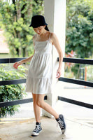 FAITH TIERED DRESS (WHITE)
