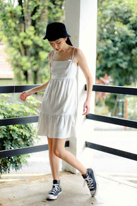 FAITH TIERED DRESS (WHITE)