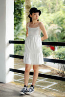 FAITH TIERED DRESS (WHITE)
