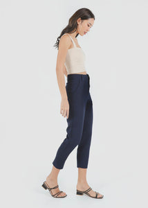 Fundamental Tapered Pants in Navy #6stylexclusive