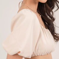Adonis Puffy Top In Peach Pink #6stylexclusive