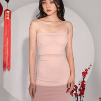 Flaunt The Body Top in Blush pink #6stylexclusive