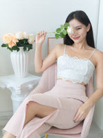 Victoria Lace Top in White in XS (DEFECT#23)
