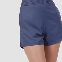 Loeve Highwaist Shorts In Steel Blue #6stylexclusive