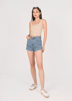Roxy Square Padded Top In Sand #6stylexclusive
