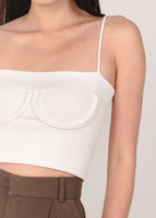Flaunt The Body Top in White #6stylexclusive
