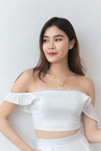 Odette Lace Top in White #MadeByKEI
