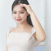 Odette Lace Top in Nude Blush #MadeByKEI