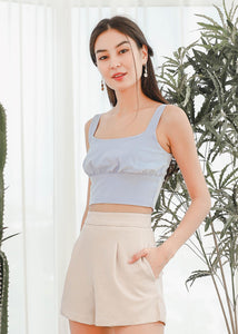 Jazzy Ruched Top in Sky Blue #6stylexclusive